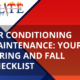 AIR CONDITIONING MAINTENANCE