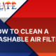 how to clean reusable air filter