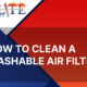 how to clean reusable air filter