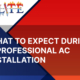 Professional AC Installation